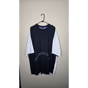 Vintage Micheal Jordan AJ5 Souring Top White And Black Fronside Size 3XL